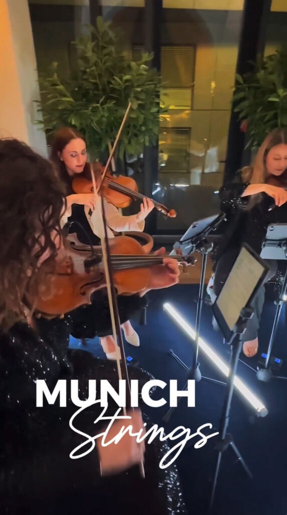 Munich Strings – weibliches Streichquartett beim Empfang im Rahmen der Münchner Sicherheitskonferenz