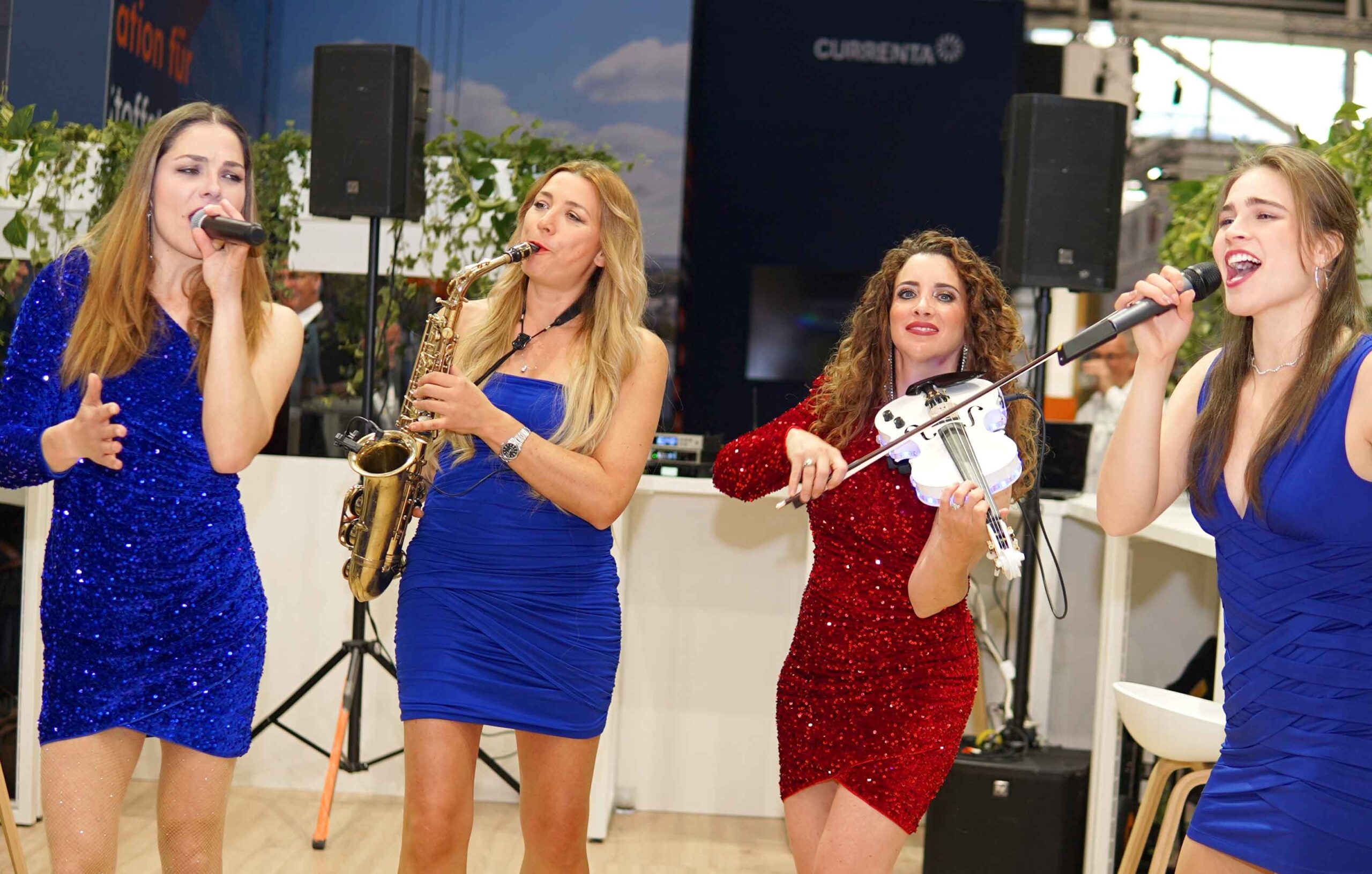 DJane, Saxophonistin und Geigerin bei Messeparty und Networking Event in München